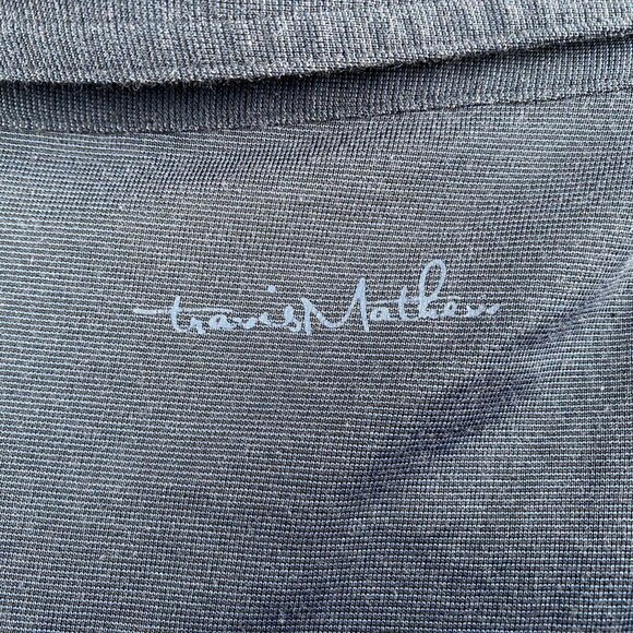Travis Mathew Men's XL Polo Shirt Navy Blue Cotton Poly Blend - Picture 9 of 11